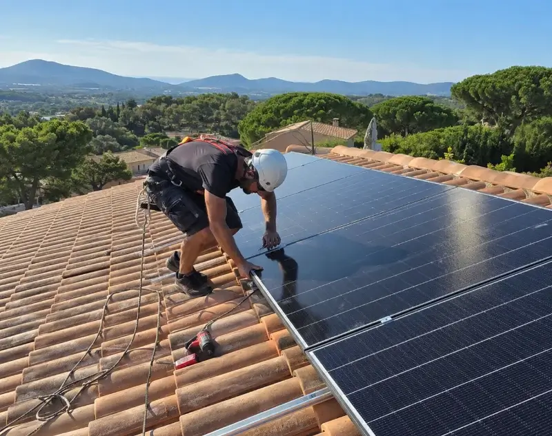 Installateur panneaux solaires Bluffy — pose photovoltaïque sur toiture